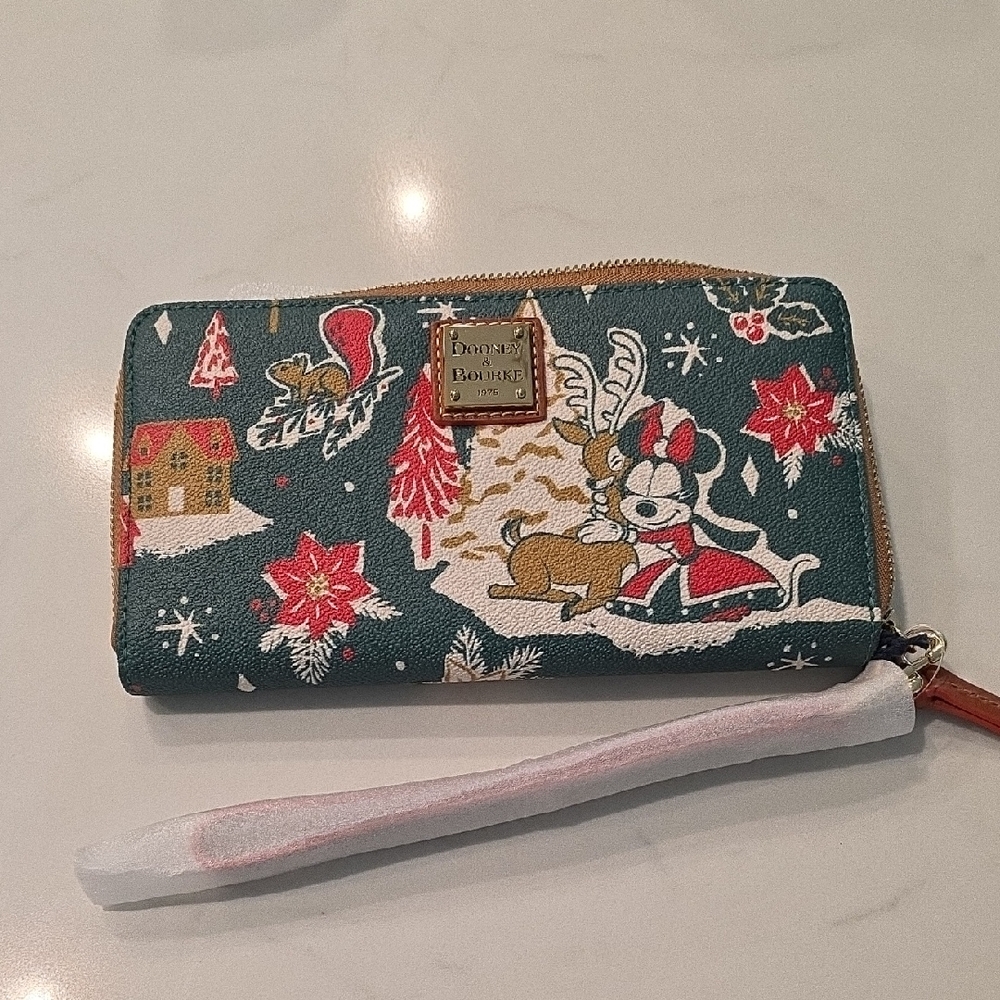 Dooney and Bourke Christmas Wallet Nwt